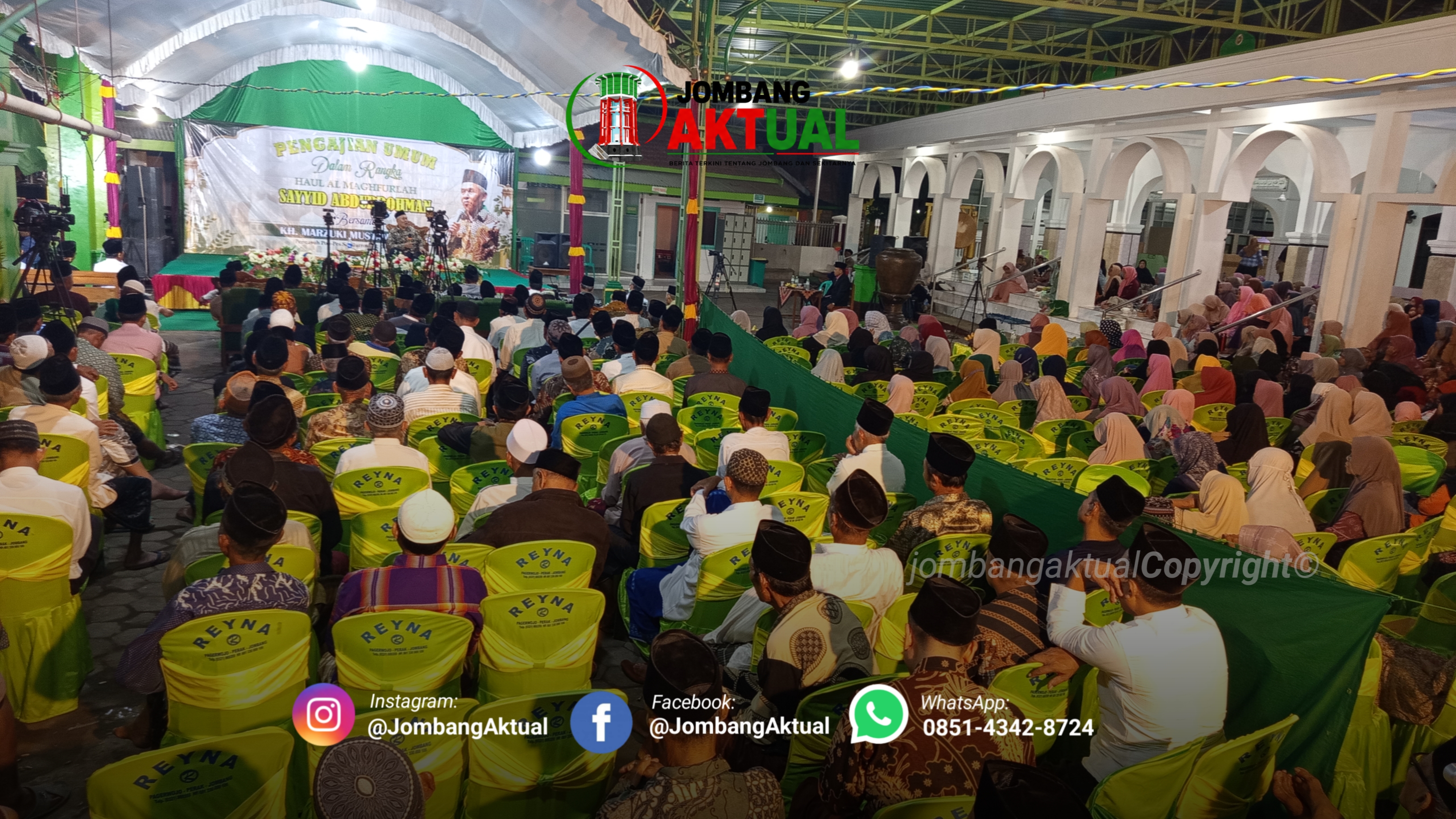 Khitmat dan Semarak, Pengajian Haul Mbah Sayyid Abdurrohman 2026 di Pagerwojo Jombang