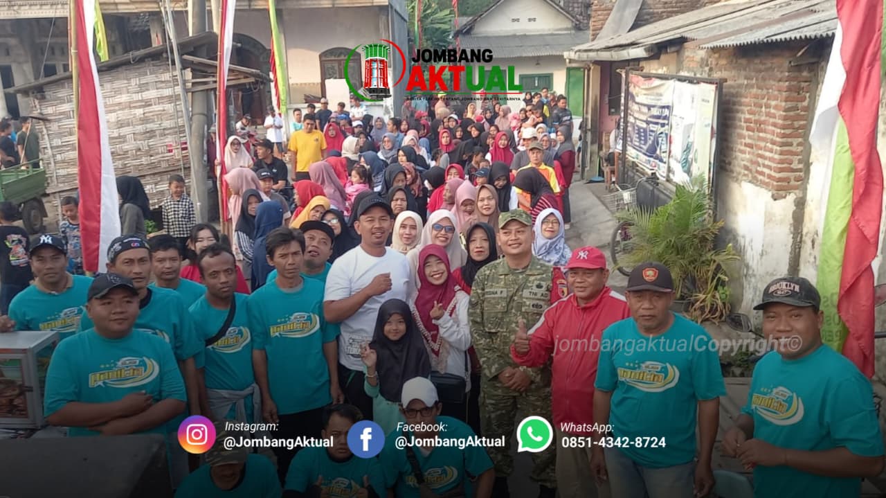 Warga Dusun Juwet Gelar Jalan Sehat Meriah Sambut HUT RI ke-81